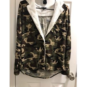 Camo sweater